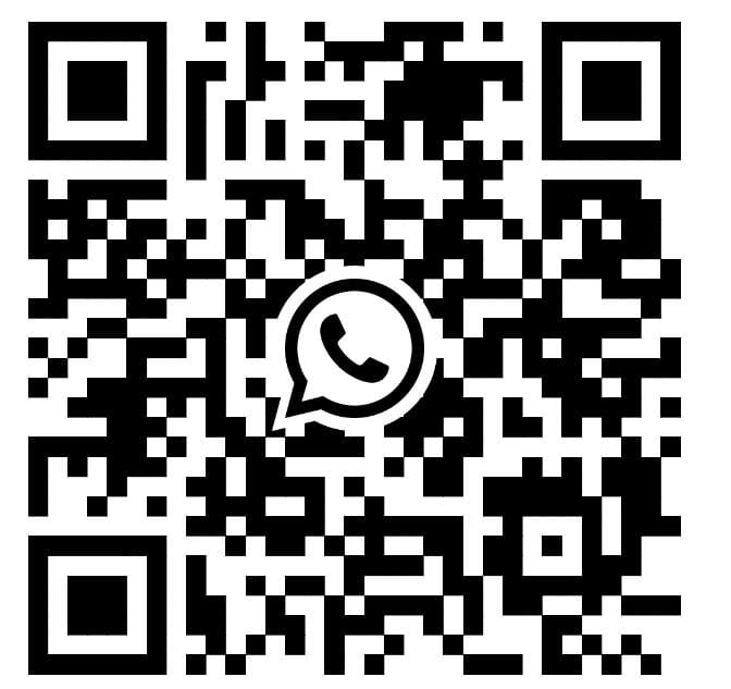 QR code to follow CrystalPro's official WhatsApp Channel